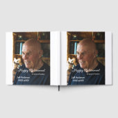 Happy retirement add name photo years of service r ゲストブック (全面)