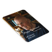 Happy retirement add name photo years of service r マグネット (右側)