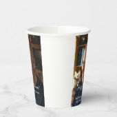 Happy retirement add name photo years of service r 紙コップ (左)