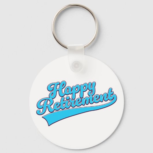 Happy Retirement Blue版 キーホルダー (裏面)