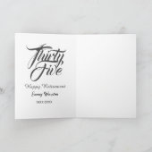 Happy retirement bold letter name year elegant sim カード (内部)