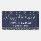 Happy Retirement Budget紙吹雪バナー 横断幕 (横)