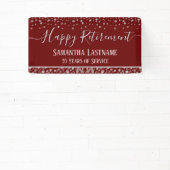 Happy Retirement Budget紙吹雪バナー 横断幕 (インサイチュ)