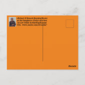 HAPPY RETIREMENT BURN YOUR BOOTS POST CARD ポストカード (裏面)