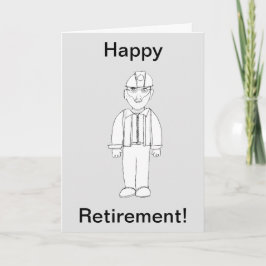 Happy Retirement Coal Minerグリーティングカード カード