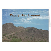 Happy Retirement Desert Landscape写真自然 (正面横)