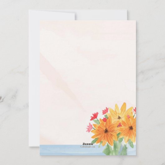 Happy Retirement Greeting Card シーズンカード (裏面)