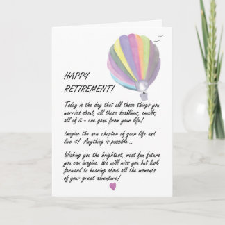 Happy Retirement Greeting Card ノートカード