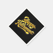 Happy Retirement Paper Napkin スタンダードカクテルナプキン