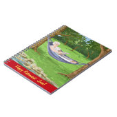 Happy Retirement Personalization (Lady in Hammock) ノートブック (左側)