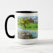 Happy Retirement Personalization (Lady in Hammock) マグカップ (左)