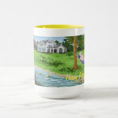 Happy Retirement Personalization Mug (Lady in Hamm マグカップ (中央)