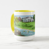 Happy Retirement Personalization Mug (Lady in Hamm マグカップ (正面左)