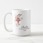 Happy Retirement Personalized Name Gift コーヒーマグカップ (左)