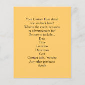 Happy Retirement, Primary Color Squaresパーティー チラシ (裏面)