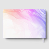 Happy Retirement Rainbow Waterカラーカスタム写真 ゲストブック (裏面)