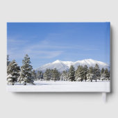 Happy Retirement San Francisco Peaks In Snow Photo ゲストブック (裏面)