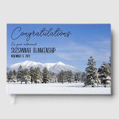 Happy Retirement San Francisco Peaks In Snow Photo ゲストブック (正面)