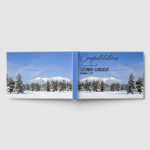 Happy Retirement San Francisco Peaks In Snow Photo ゲストブック (全面)