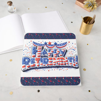 Happy Retirement Stars and Stripes ゲストブック