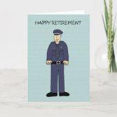Happy Retirement to Police Officer カード (正面)