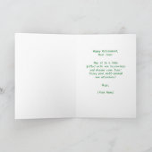 Happy Retirement Wishes白いローズ+芽エレガント カード (内部)