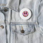 Happy Retro Daisy Smile Face Preppy Aesthetic Men 缶バッジ (インサイチュ)