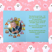 Happy RoarかわいいDinoフォトハロウィンカード カード