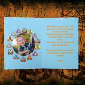 Happy RoarかわいいDinoフォトハロウィンカード カード