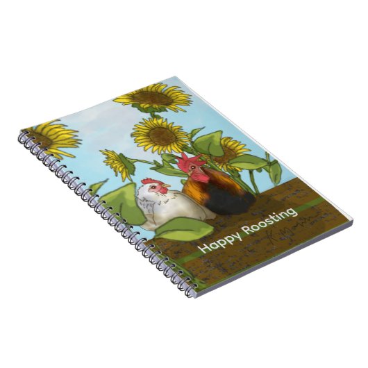 Happy Roosting Journal ノートブック (右側)