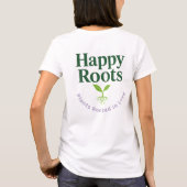 Happy Roots ロゴTシャツ(背面プリント) Tシャツ (裏面)