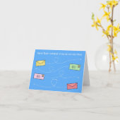 Happy Rosh Hashanah Across the Miles カード (黄色い花)