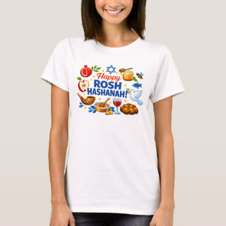 🍯 🍎🐟  Happy Rosh Hashanah Celebration Tee Tシャツ