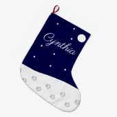 Happy Rural Winter:    ラージクリスマスストッキング (正面 (吊り時))