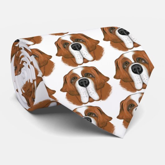 Happy Saint  Bernard ネクタイ (ロール)