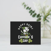 Happy Saint Catrick Irish St Patricks Day Gift ポストカード (スタンド正面)
