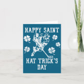 Happy Saint Hat Trick's Day St Patricks Day Funny  カード (正面)