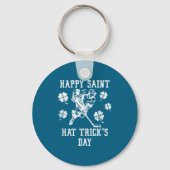 Happy Saint Hat Trick's Day St Patricks Day Funny  キーホルダー (正面)
