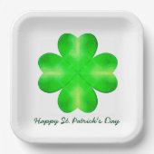 Happy Saint Patrick's Day  Paper Plates ペーパープレート (正面)