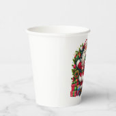 Happy Santa Claus Christmas 紙コップ (右)