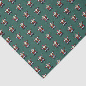 Happy Santa Father Christmas Pixel Art Pattern 薄葉紙 (詳細)