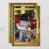 Happy Santa in NYC シーズンカード (正面/裏面)