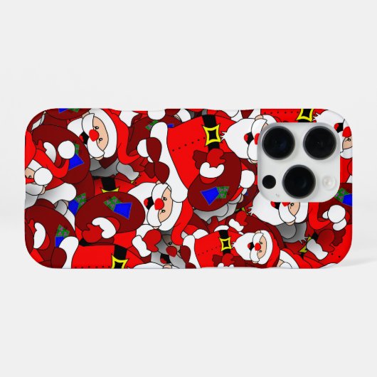Happy Santa iPhoneケース (裏面横)