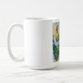 Happy Scottie in a Field コーヒーマグカップ