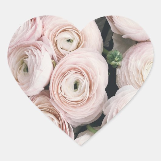 HAPPY SEEDバラハートシール, SMALL, 1 1/2インチ ハートシール (正面)