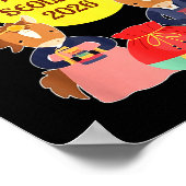 Happy Seollal 2026 Korean Lunar New Year Of The Ho ポスター (角)