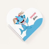 Happy Shark Family ノートブック (正面)