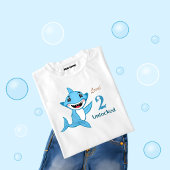 Happy Shark Family Level Two ベビーTシャツ