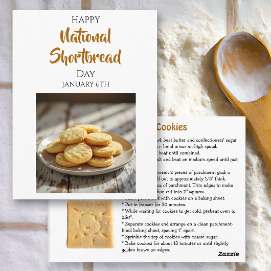 Happy Shortbread Day | January 6th ポストカード