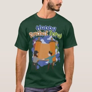 Happy Simchat Torah, 男性へ, Women & Kids, Jewish Tシャツ